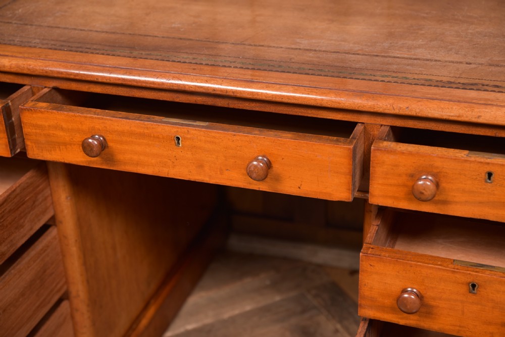 Victorian Knee Hole Writing Desk View XII