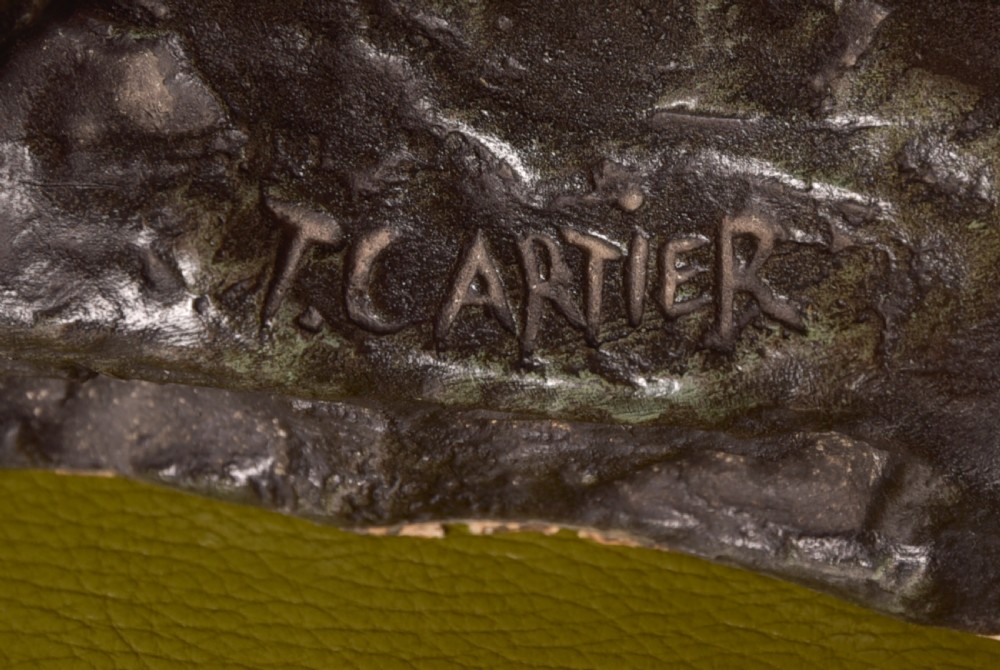 French spelter Lion, T Cartier View VIII