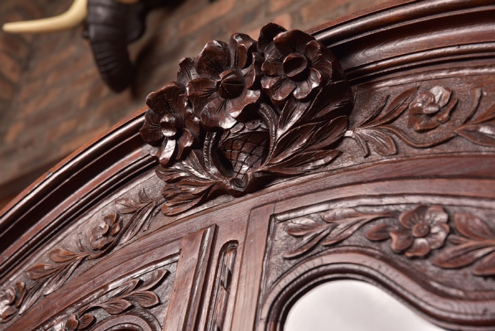 Victorian French Oak Armoire View III