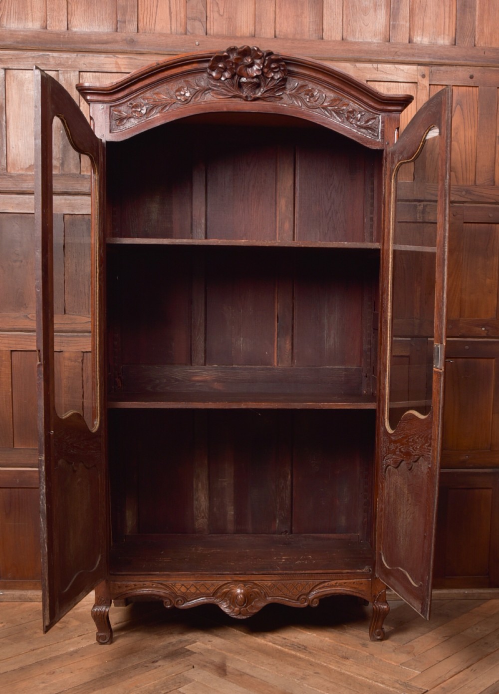 Victorian French Oak Armoire View IX