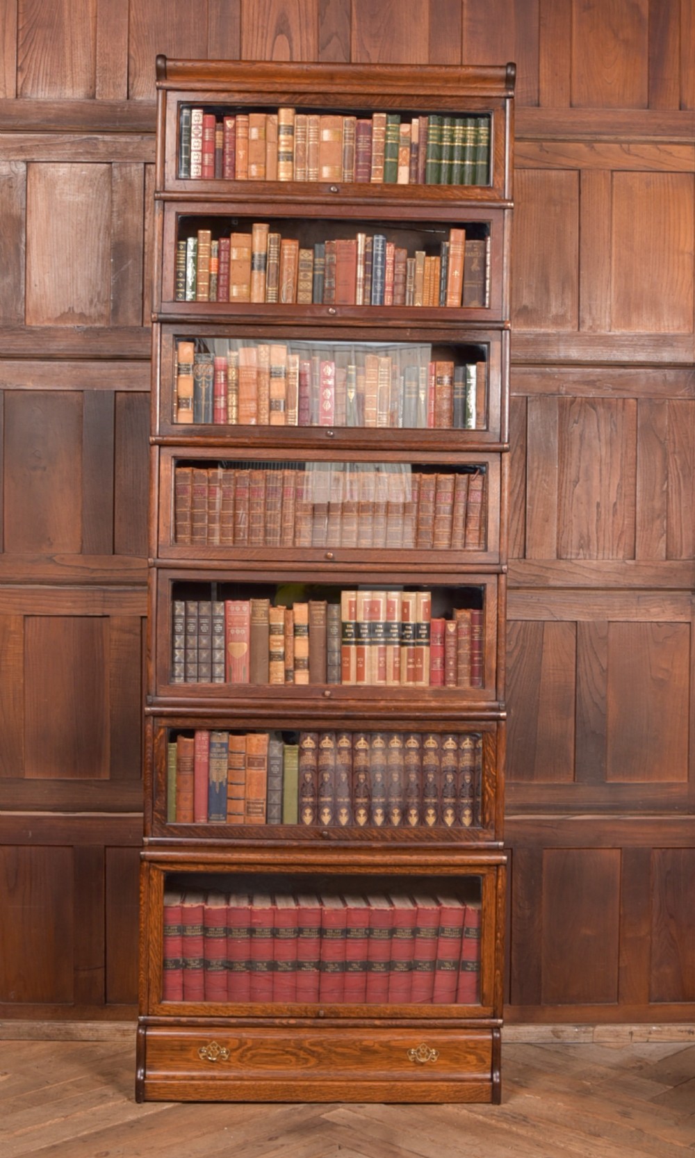 Globe Wernicke Oak 7 Section Bookcase 