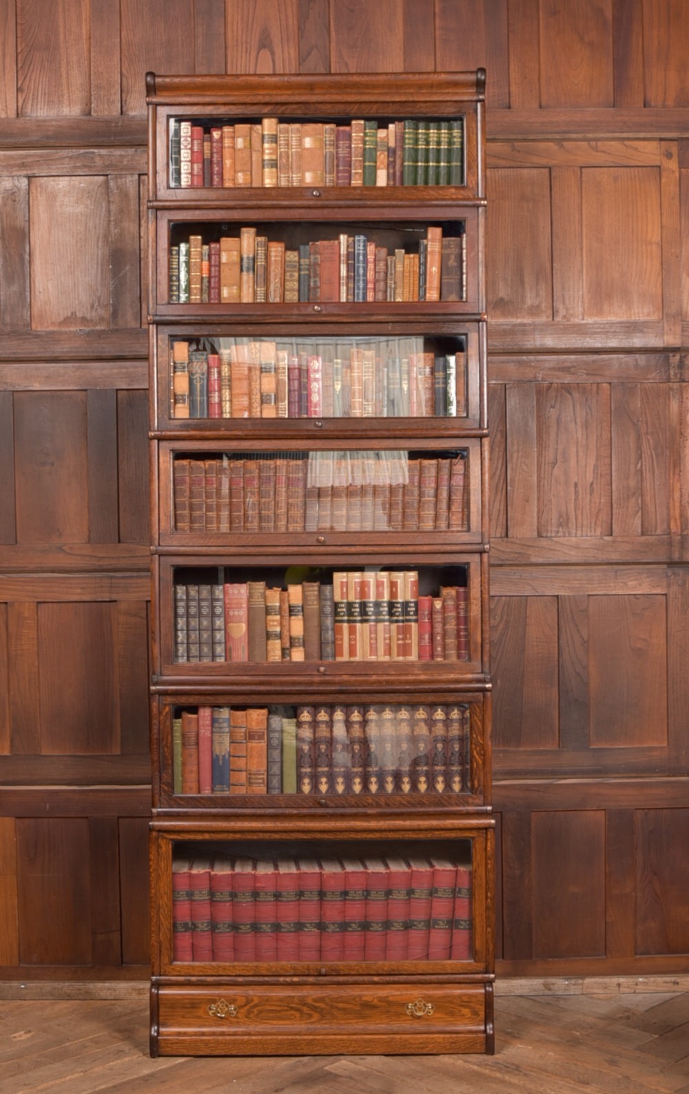 Globe Wernicke Oak 7 Section Bookcase  View II