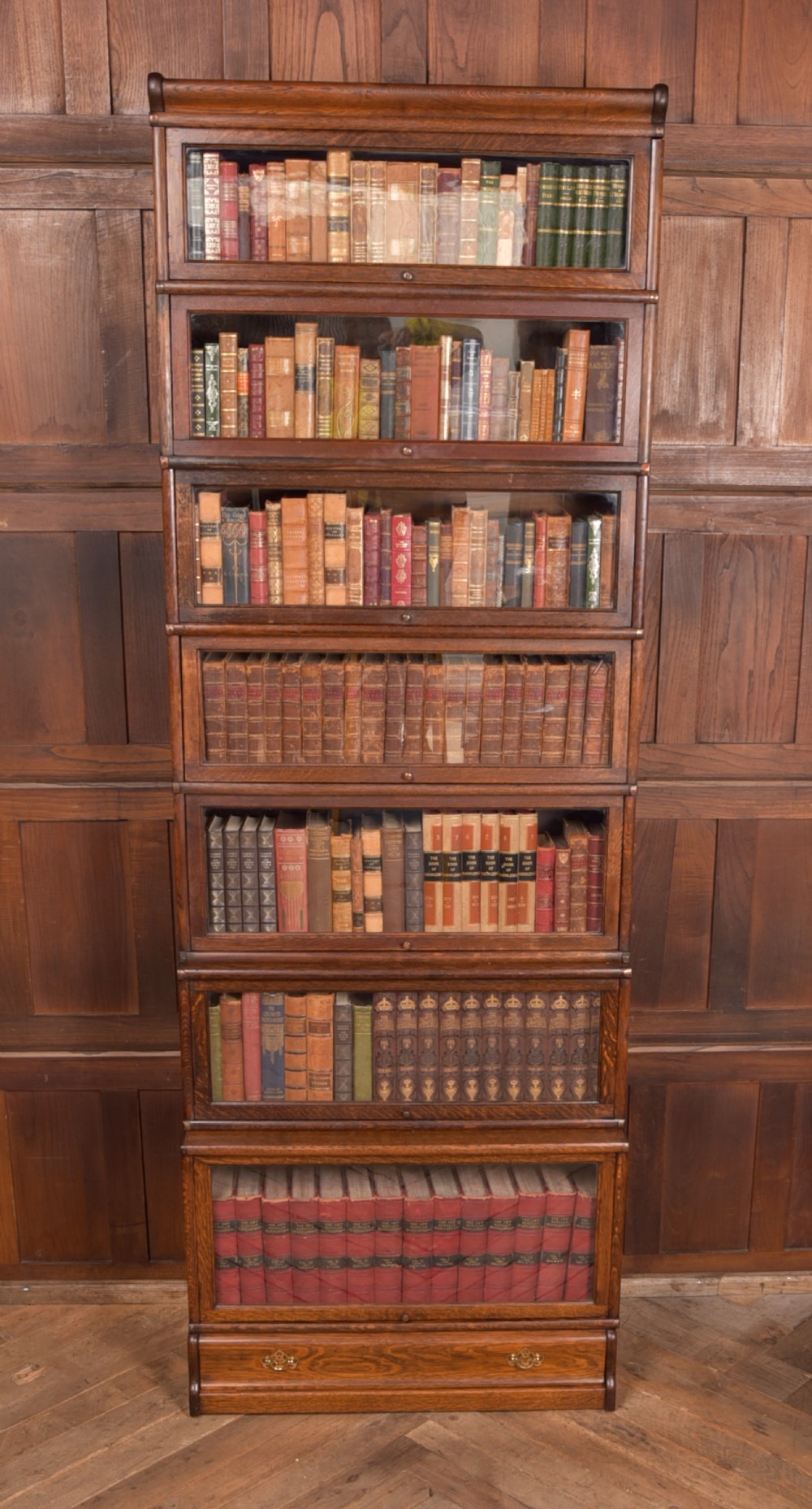 Globe Wernicke Oak 7 Section Bookcase  View III
