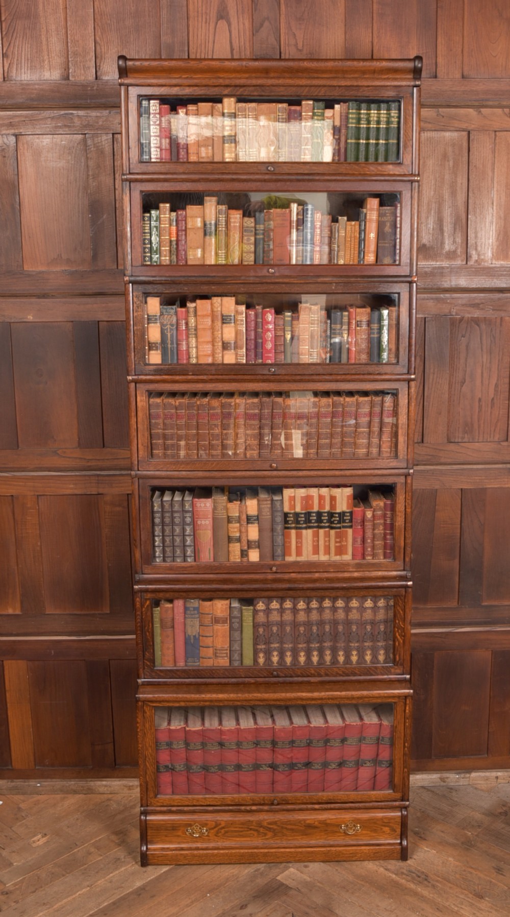 Globe Wernicke Oak 7 Section Bookcase  View VI