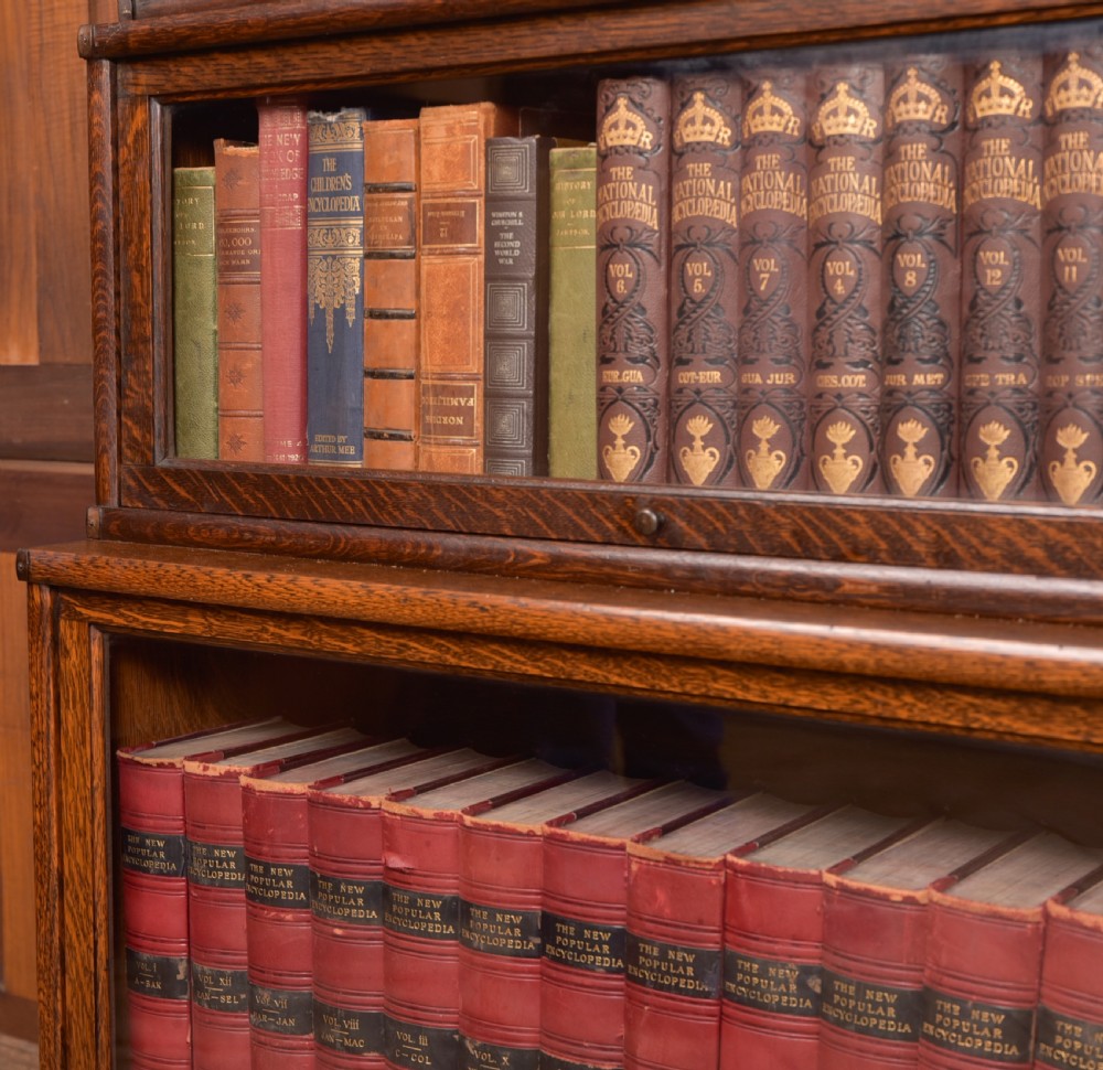 Globe Wernicke Oak 7 Section Bookcase  View XI