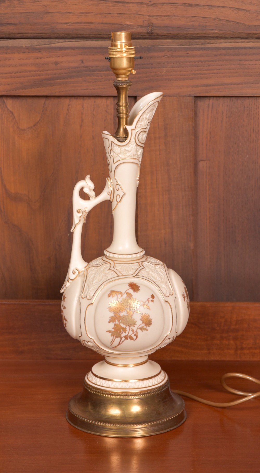 Royal Worcester Jug Lamp View II