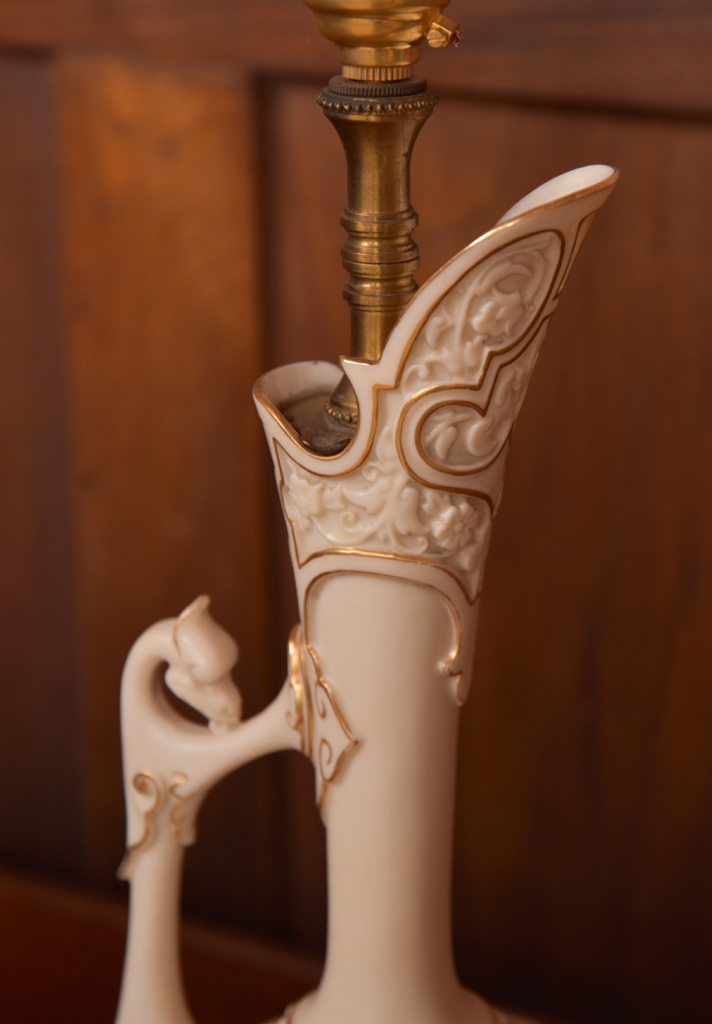 Royal Worcester Jug Lamp View III