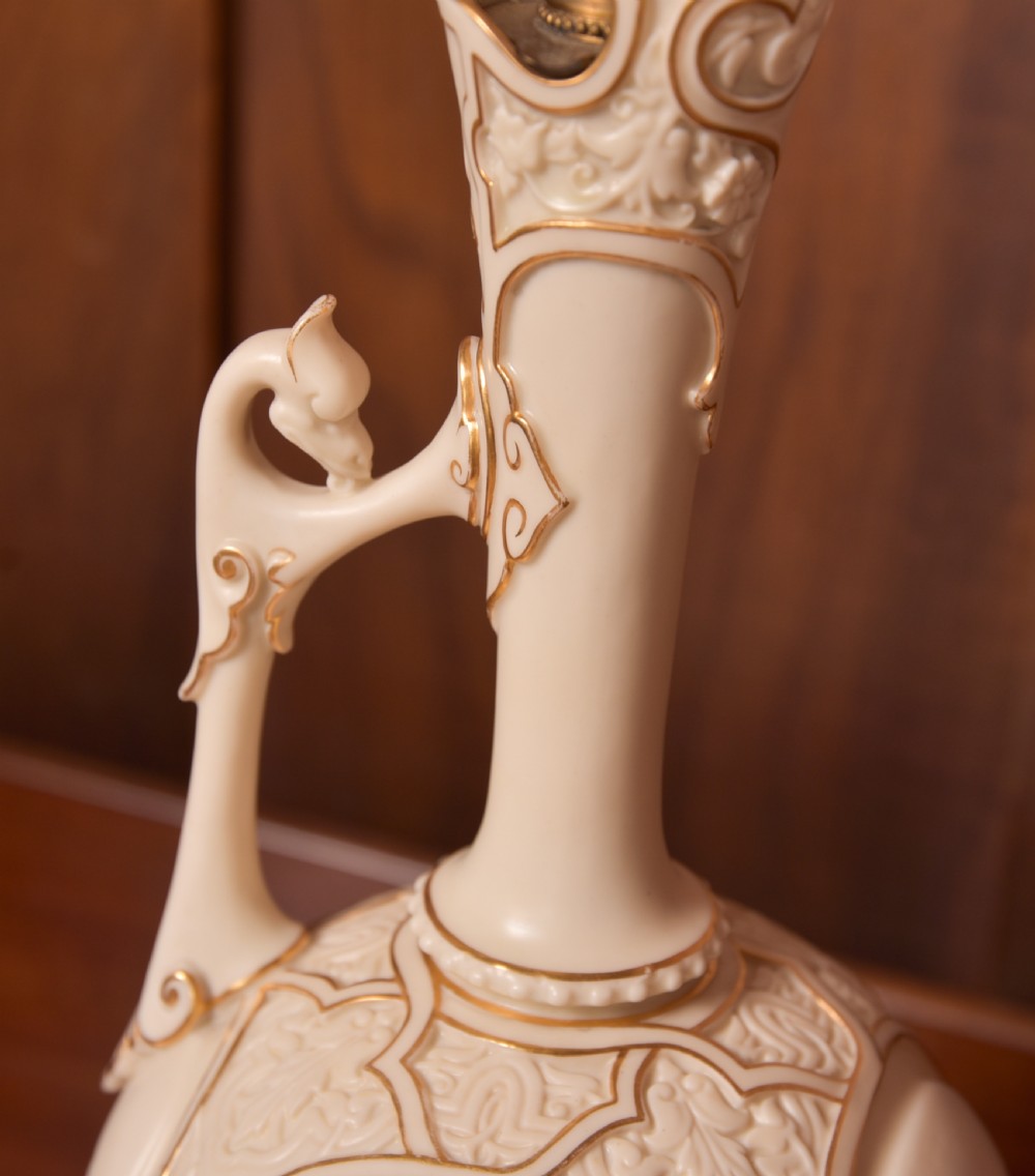 Royal Worcester Jug Lamp View V