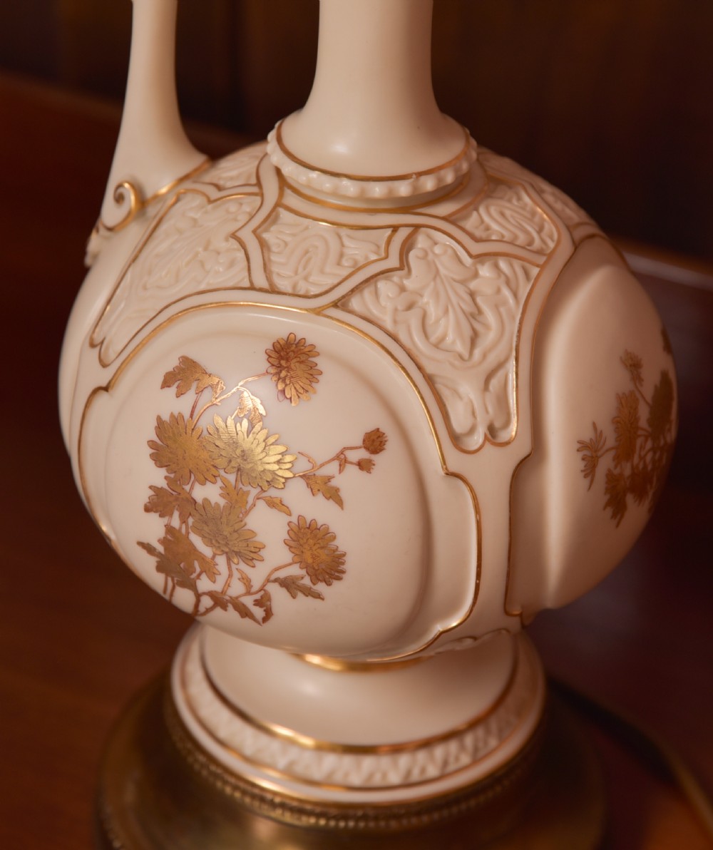 Royal Worcester Jug Lamp View VIII