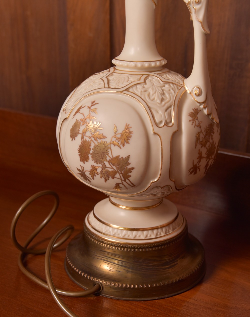 Royal Worcester Jug Lamp View XI