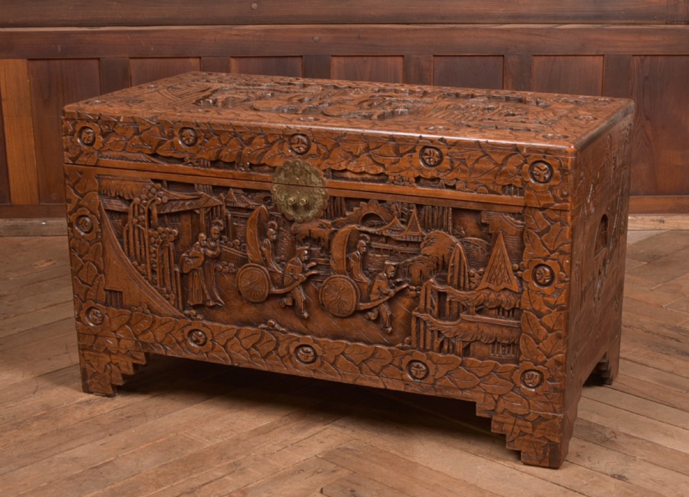 Chinese Camphor wood storage / blanket box