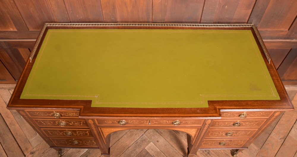  Edwardian Maple & Co Writing Desk  View VI