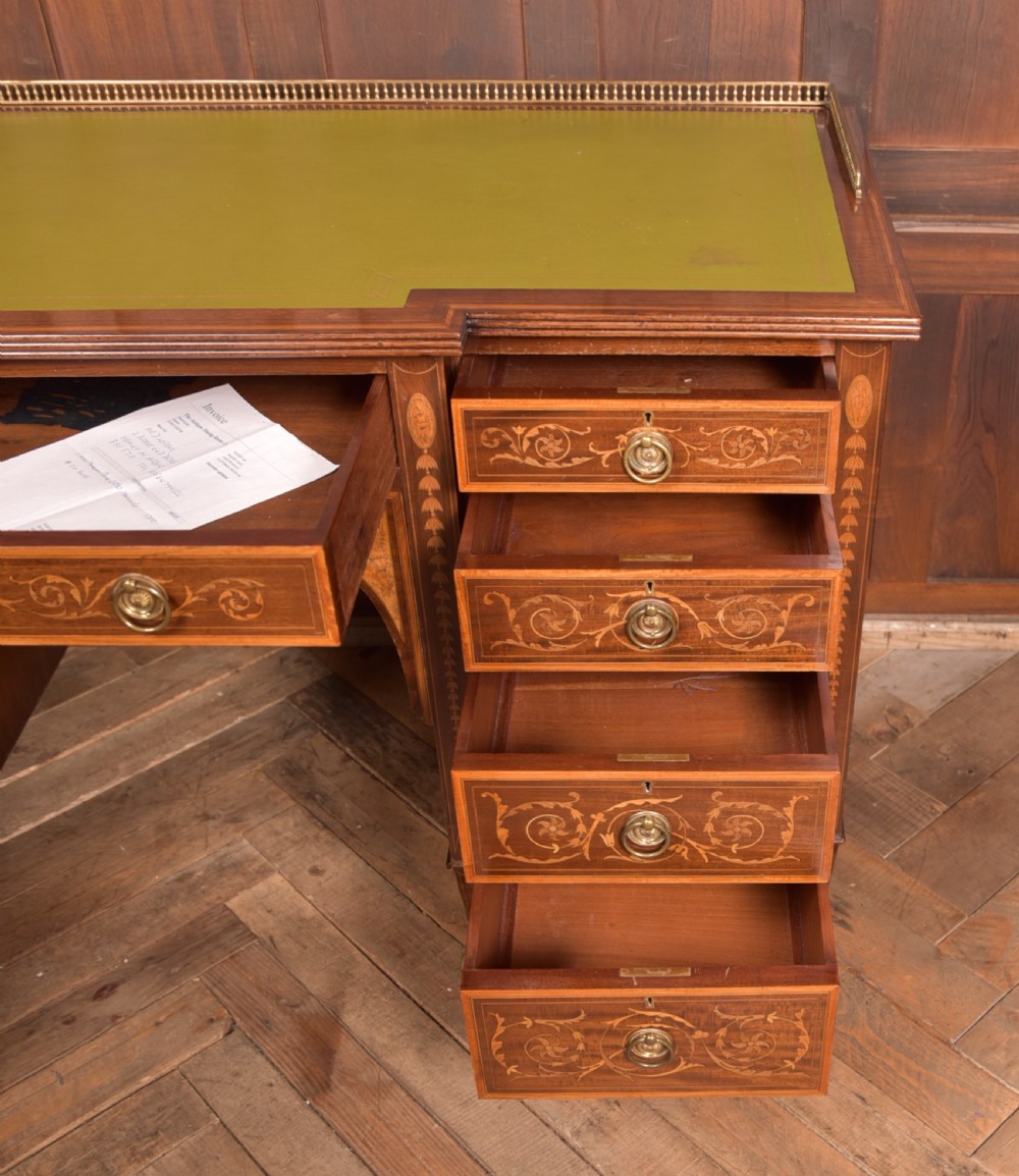  Edwardian Maple & Co Writing Desk  View VII