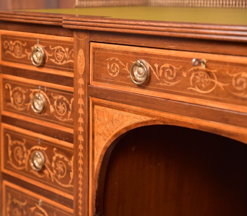  Edwardian Maple & Co Writing Desk  View IX