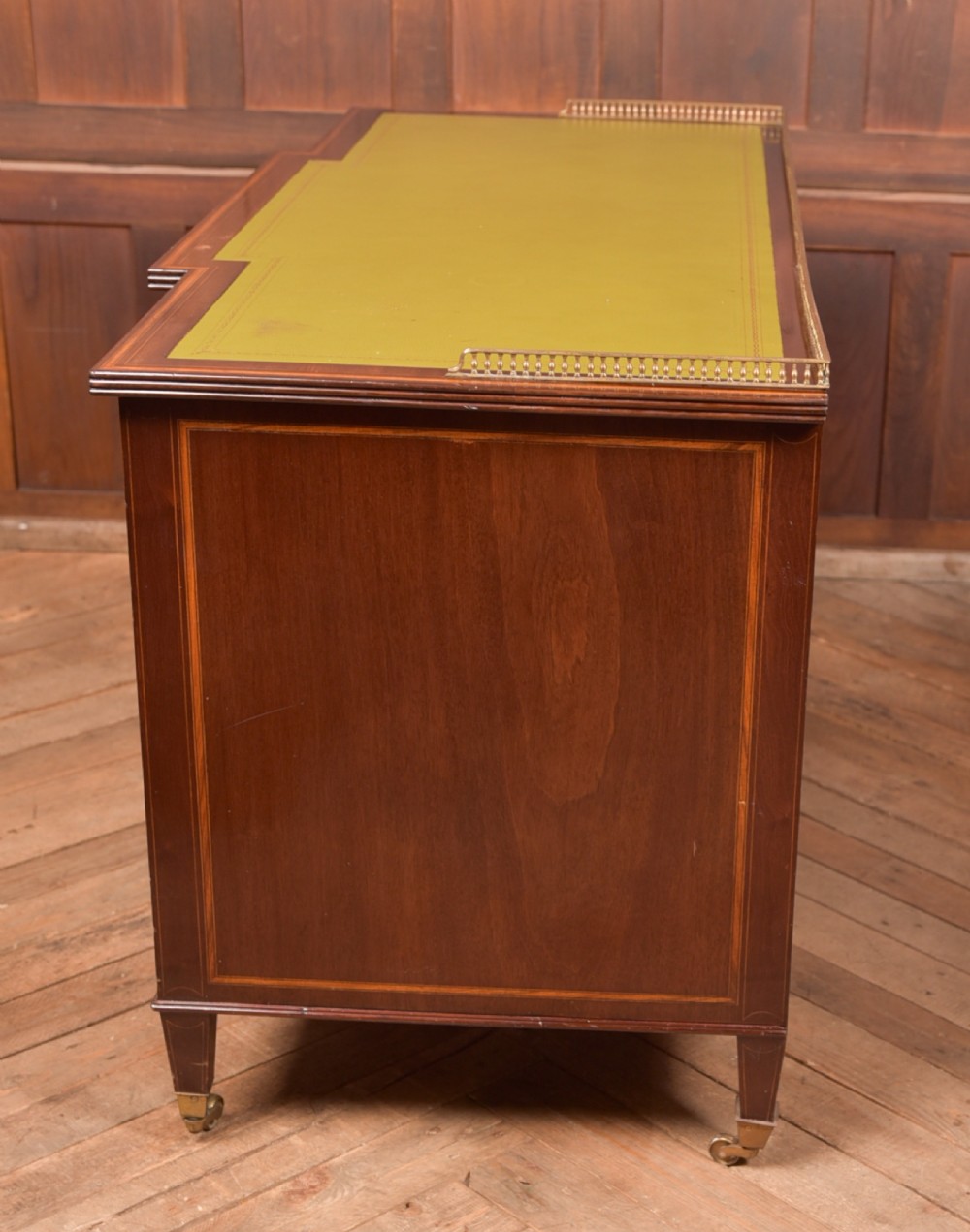  Edwardian Maple & Co Writing Desk  View XIV