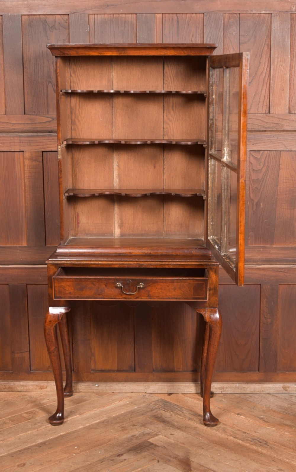 Walnut Display Cabinet View XI
