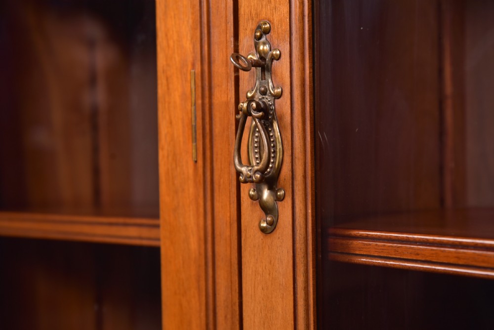 Edwardian Walnut Bookcase View IV