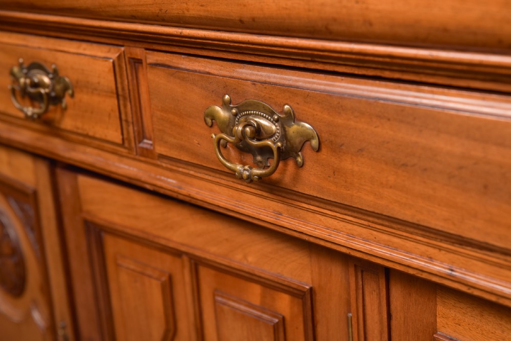 Edwardian Walnut Bookcase View V