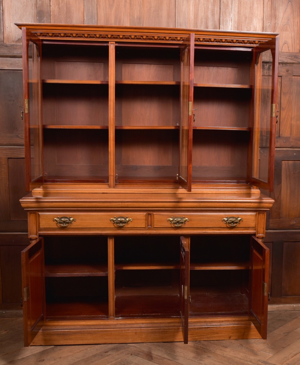Edwardian Walnut Bookcase View VII