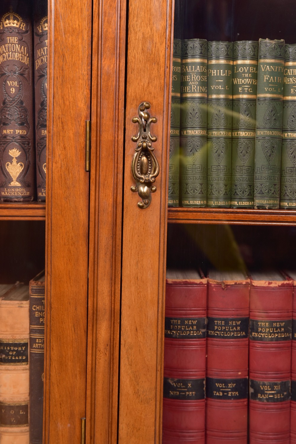 Edwardian Walnut Bookcase View XV