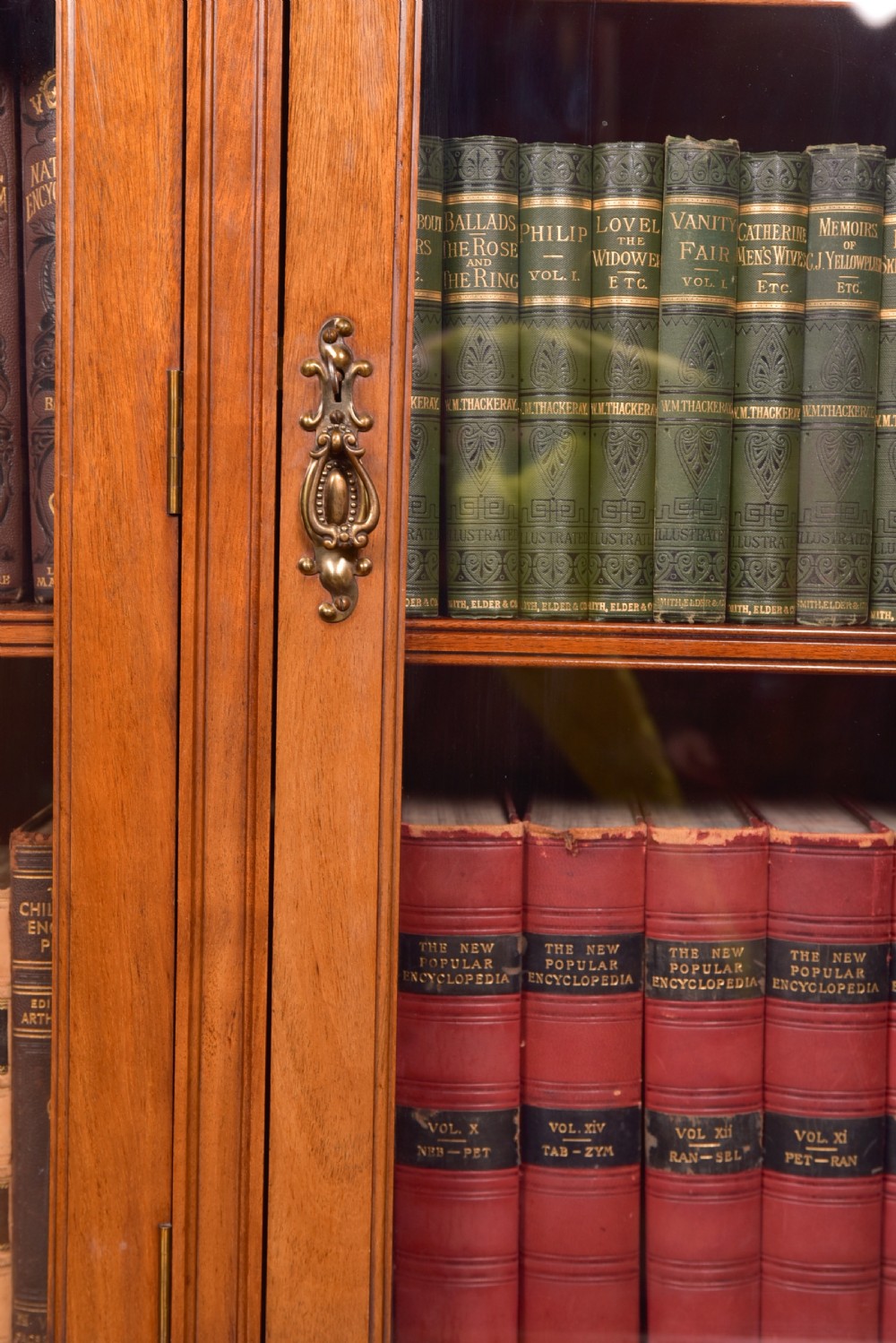Edwardian Walnut Bookcase View XVII