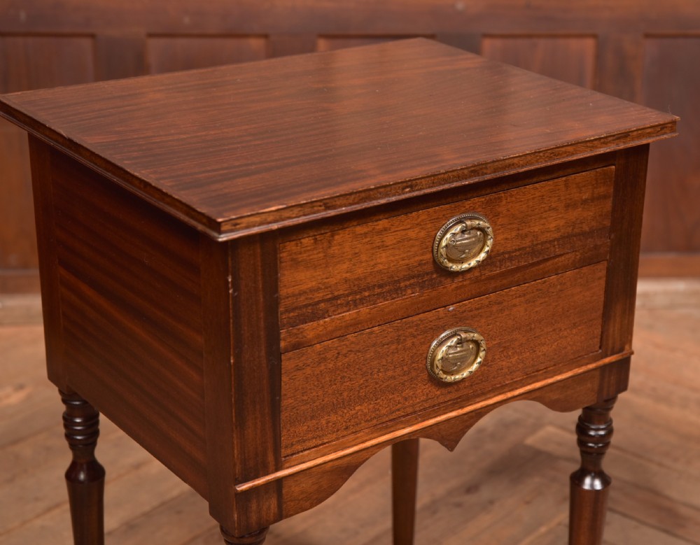 Pair of Mahogany Bedside Cabinets View II