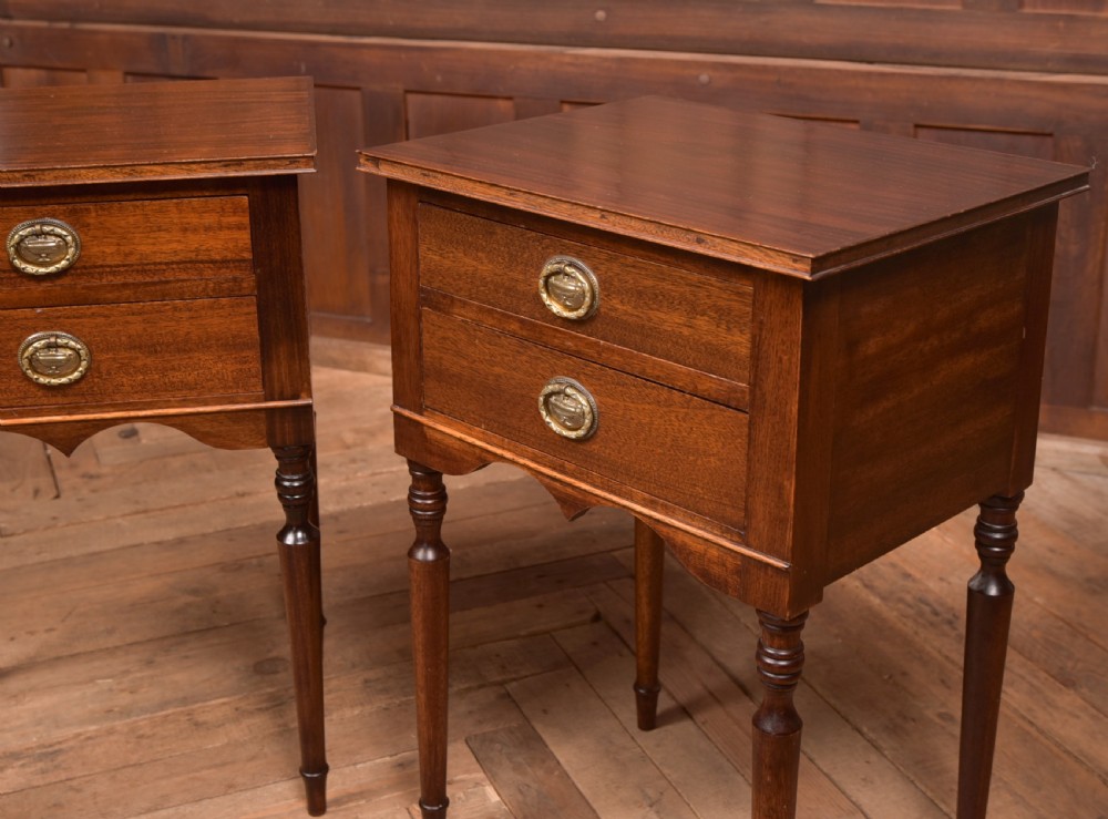 Pair of Mahogany Bedside Cabinets View VI