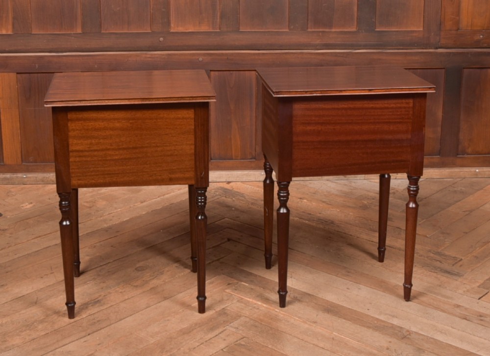 Pair of Mahogany Bedside Cabinets View X
