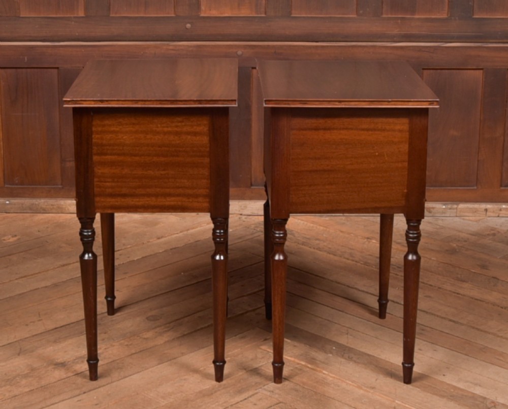 Pair of Mahogany Bedside Cabinets View XI