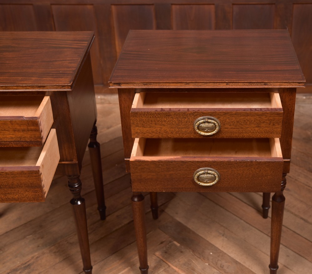 Pair of Mahogany Bedside Cabinets View XIV