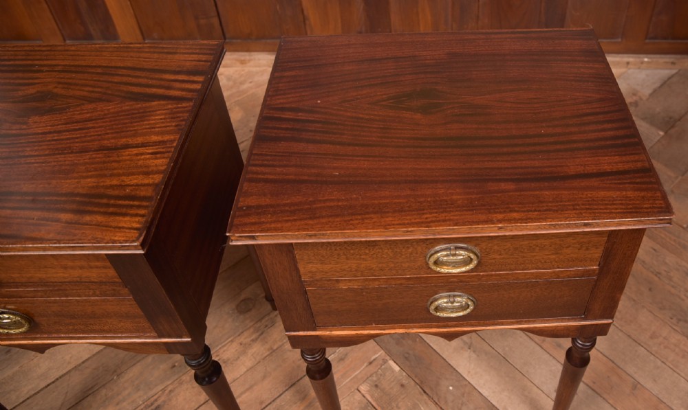 Pair of Mahogany Bedside Cabinets View XVI