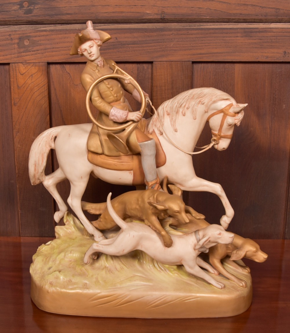 Royal Dux Huntsman View V