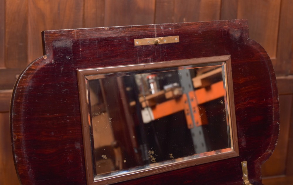 Victorian Ebony and Brass Work Table View XXII