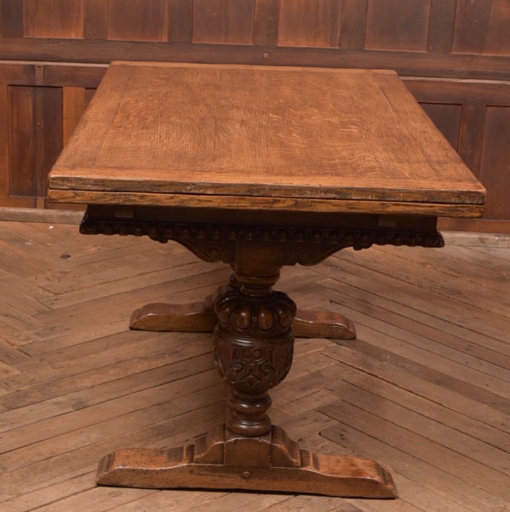 Edwardian Oak Pull Out Table View II