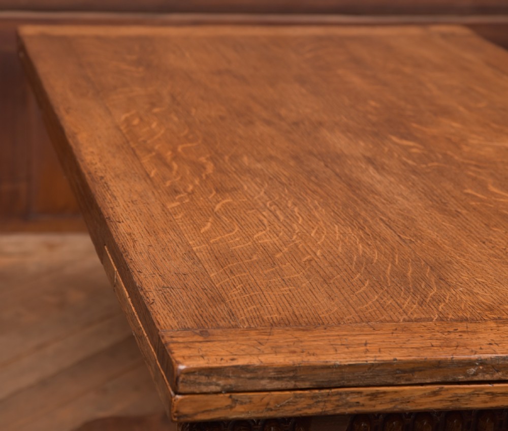 Edwardian Oak Pull Out Table View III