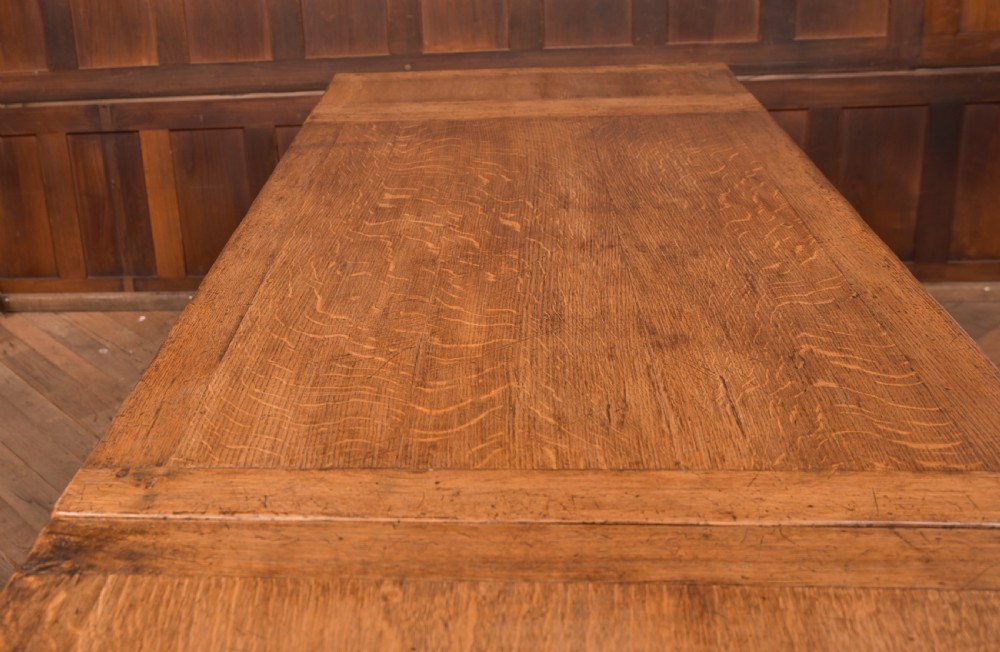 Edwardian Oak Pull Out Table View X