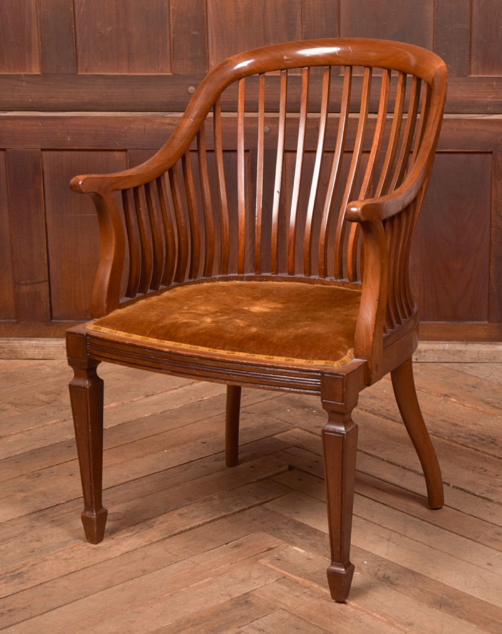 Edwardian Mahogany Elbow Chair View II