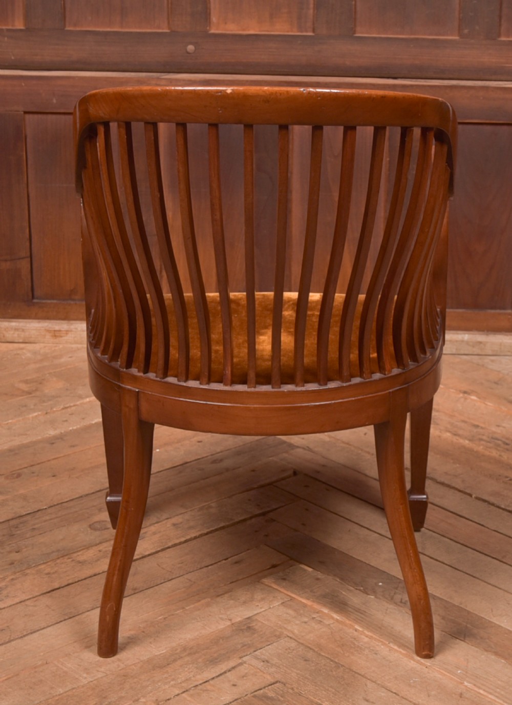 Edwardian Mahogany Elbow Chair View VIII