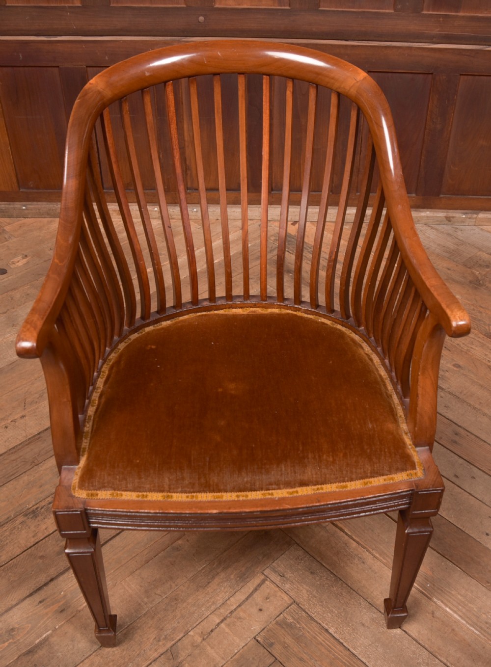 Edwardian Mahogany Elbow Chair View XII