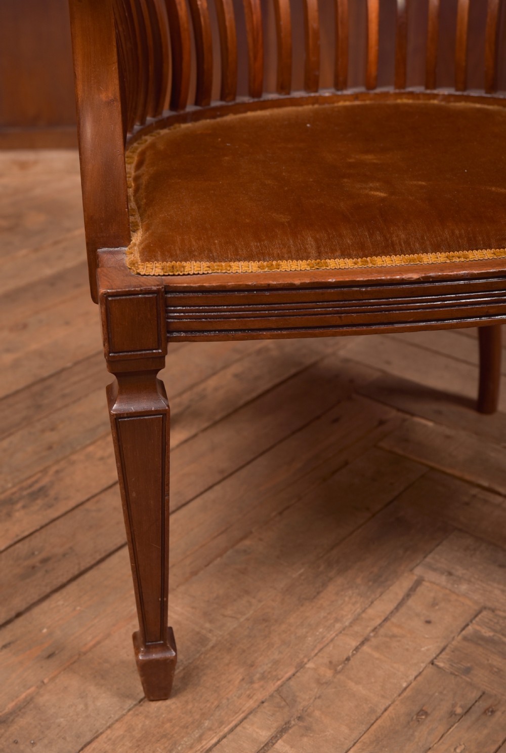 Edwardian Mahogany Elbow Chair View XIII