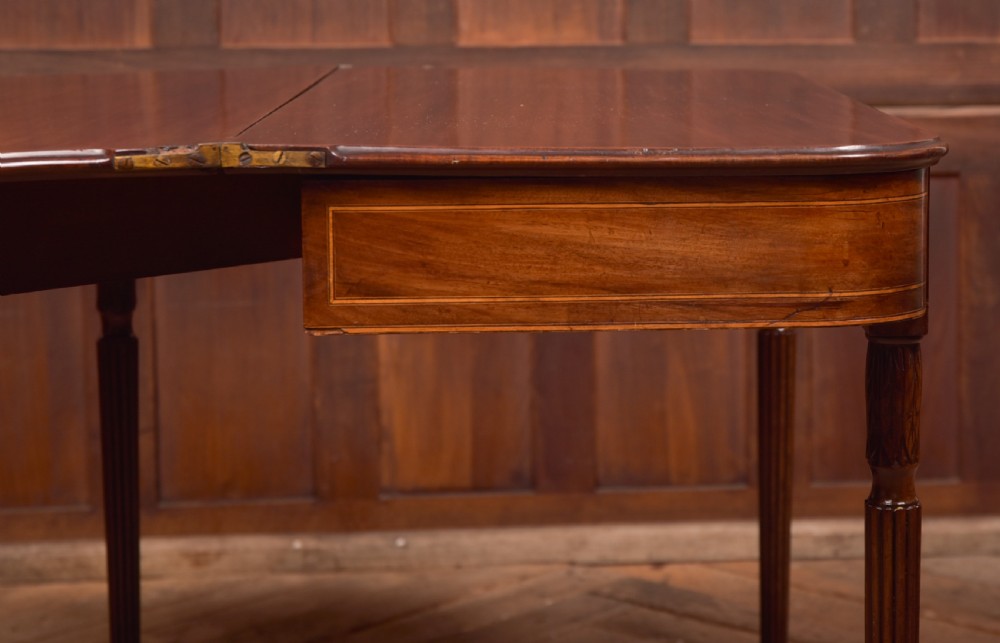 Regency Mahogany Fold Over Tea Table  View XVII