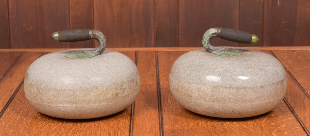 Pair of Granit Curling Stones