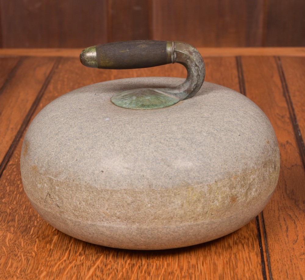 Pair of Granit Curling Stones View II