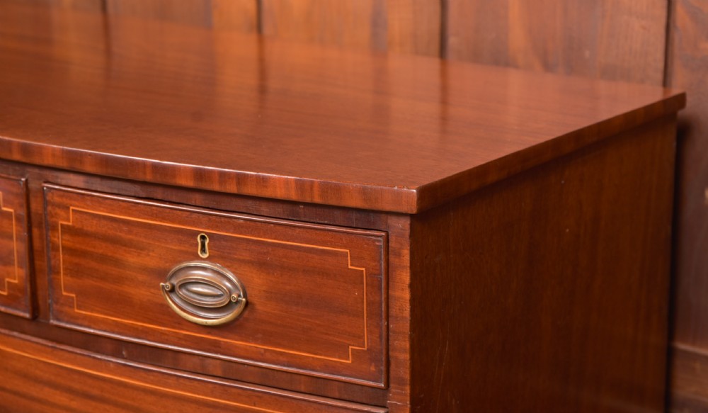 Georgian Bow Front Chest of Drawers View IV