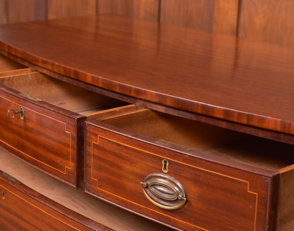 Georgian Bow Front Chest of Drawers View VIII