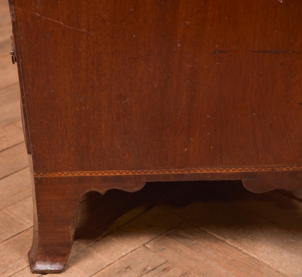 Georgian Bow Front Chest of Drawers View X
