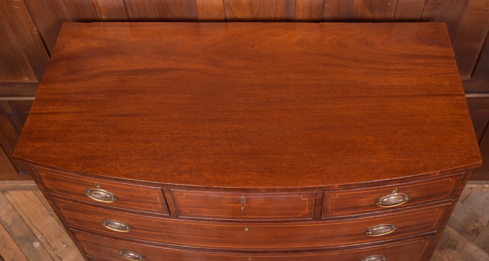 Georgian Bow Front Chest of Drawers View XII