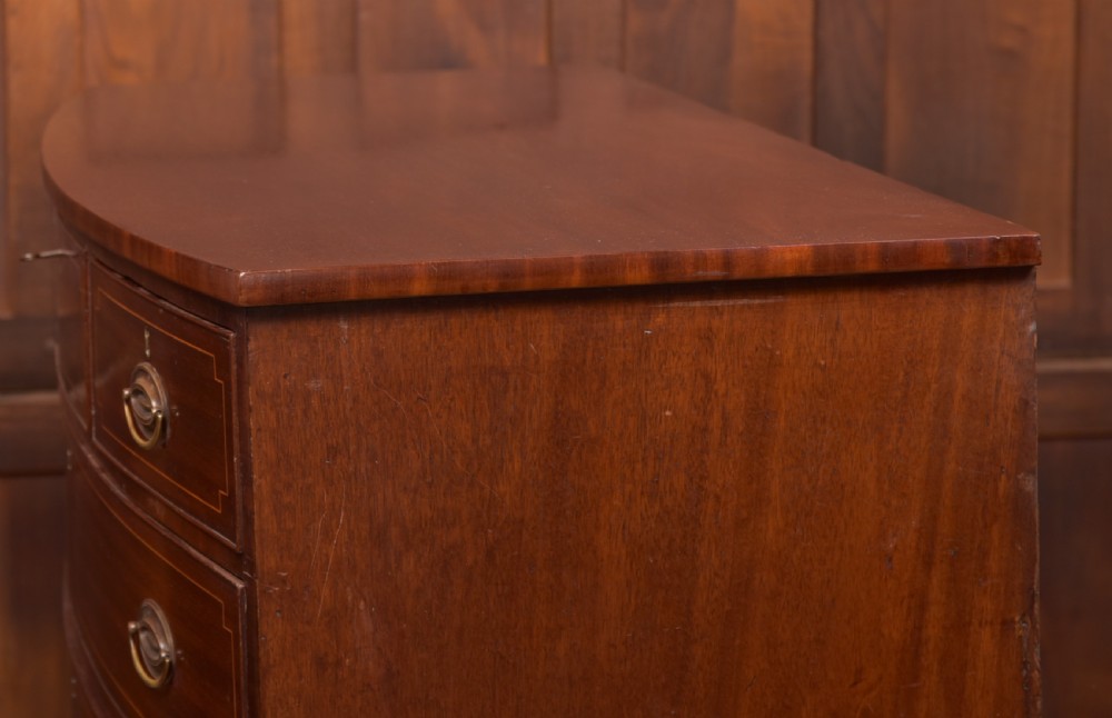 Georgian Bow Front Chest of Drawers View XIV