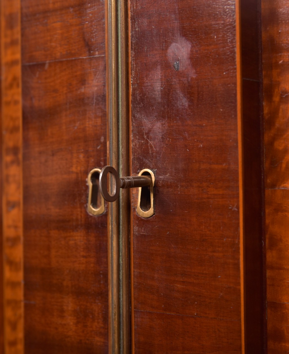 Georgian Mahogany Linen Press View II