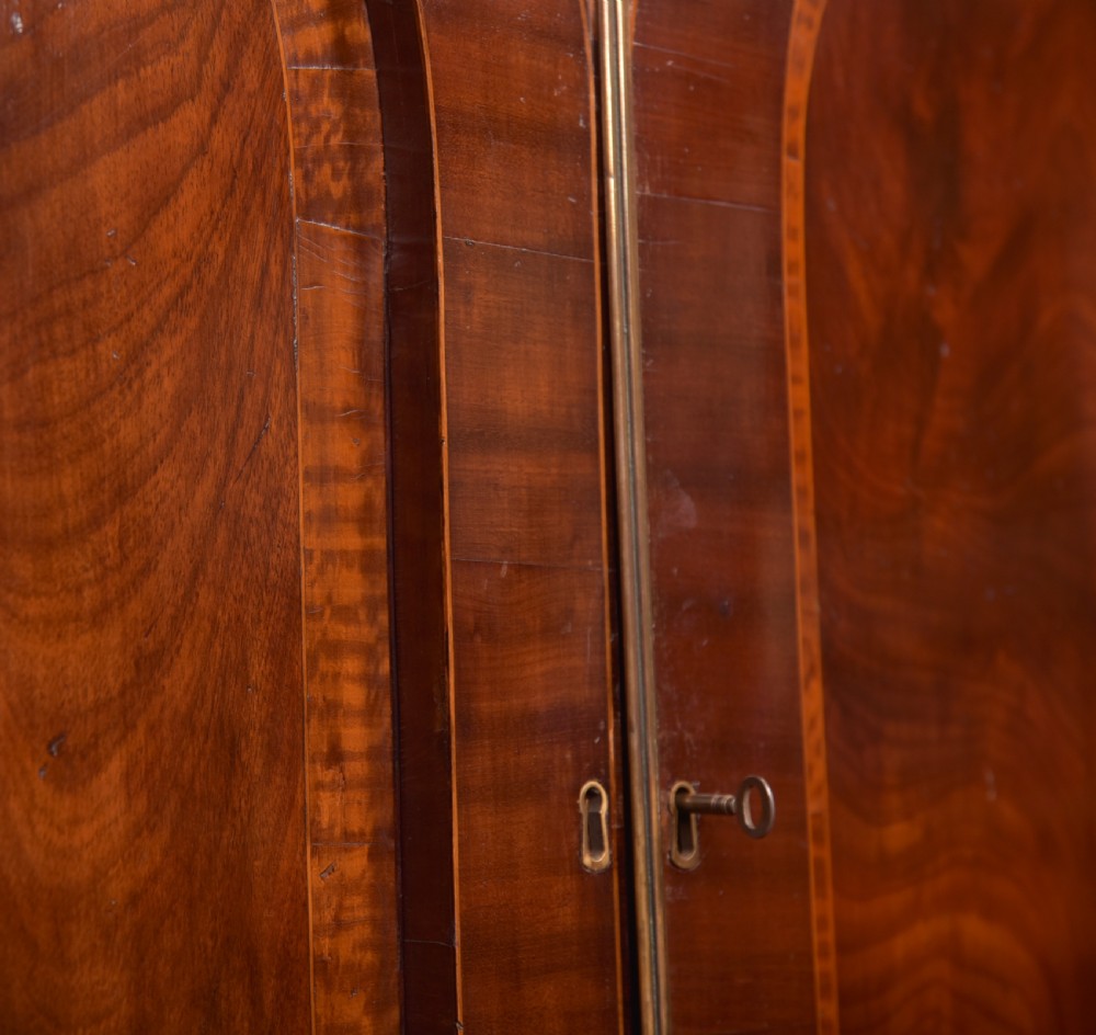 Georgian Mahogany Linen Press View VII